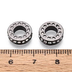 Сплавочные европейские бусины&nbsp;MPDL-S066-010C-EB