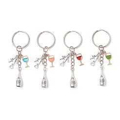 Подвесные брелки из сплава эмали&nbsp;KEYC-JKC01267