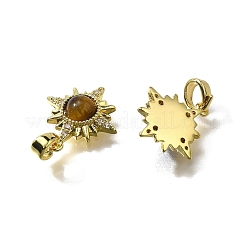 Натуральные солнечные талисманы из тигрового глаза&nbsp;KK-K398-19G