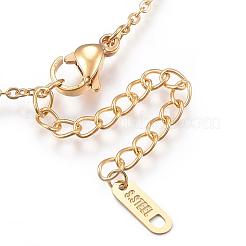 Подвески из нержавеющей стали 304&nbsp;NJEW-P206-20G