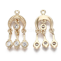 Латунные микро проложить кубического циркония подвески&nbsp;X-KK-R111-035