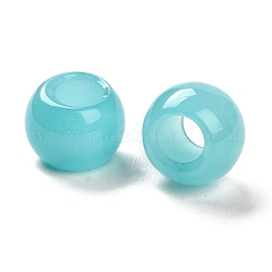 Европейские бусины из натурального окрашенного нефрита&nbsp;LS-G-R488-01D