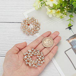 1 пара пряжек для обуви из сплава&nbsp;DIY-WR0004-08B