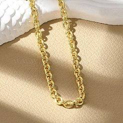 Ожерелья-цепочки из латуни для женщин&nbsp;NJEW-K282-07G