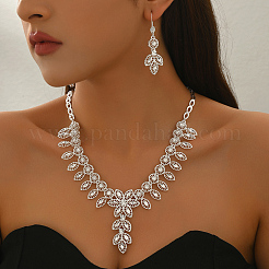 Элегантные комплекты из сплава с полыми листьями и ожерельями для женщин&nbsp;MC0104