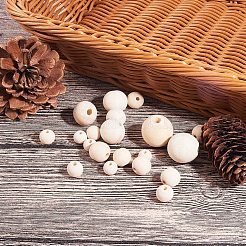 Незаконченные деревянные бусы&nbsp;WOOD-PH0008-16