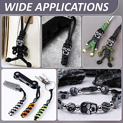 200 шт. напечатанные распылением непрозрачные акриловые европейские бусины&nbsp;SACR-UN0001-07