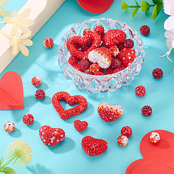 Полимерная глина прокладывает качественные бусины со стразами&nbsp;RB-BT0001-02