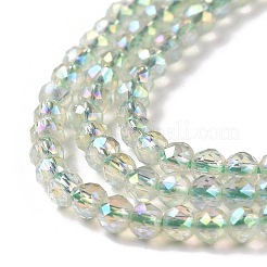 Гальванизируйте прозрачное стекло бисер нитей&nbsp;X1-GLAA-H021-01B-FR07