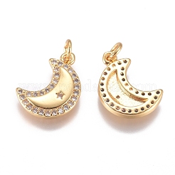 Латунные микро проложить кубического циркония подвески&nbsp;ZIRC-G168-25G