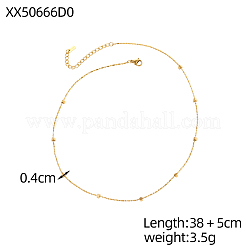 Браслеты-цепочки из нержавеющей стали 304 для женщин&nbsp;STAS-OY011-94G