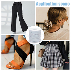 24 ярд плоского металлизированного полиэстерового эластичного шнура&nbsp;OCOR-WR0001-15B