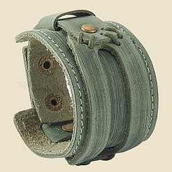 Браслеты из воловьей кожи для женщин и мужчин&nbsp;BJEW-WH20012-04AG-01