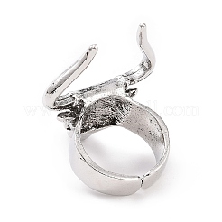 Мужские широкие кольца на голову крупного рогатого скота&nbsp;LS-RJEW-F126-10AS