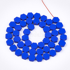 Окрашенного распылением немагнитных синтетических нитей гематита бусы&nbsp;G-T116-03C-19