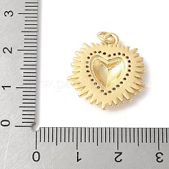 Латунные микро проложить кубического циркония подвески&nbsp;ZIRC-I071-12G