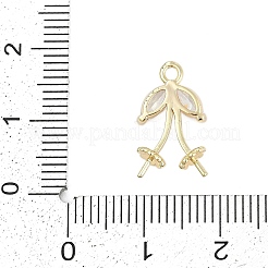 Реечное покрытие латунь с подвесками из кубического циркония&nbsp;KK-Q018-04G