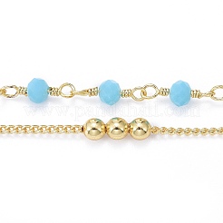 3.28 фут ручной работы из латуни цепочки для бордюров&nbsp;X-CHC-I035-02G-05