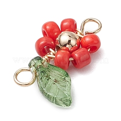 6 шт. 6-х цветные подвески-соединители из медной проволоки&nbsp;PALLOY-TA00165