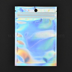 Прямоугольные пластиковые пакеты с застежкой-молнией и блестками&nbsp;OPP-I002-01B