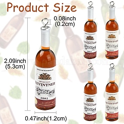 12 шт. большие подвески из смолы&nbsp;RESI-YW0005-91