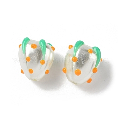 Запекаемые стеклянные бусины&nbsp;LAMP-Z014-02A