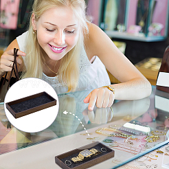 1 шт. деревянные подносы для ювелирных изделий&nbsp;AJEW-PH0006-95A