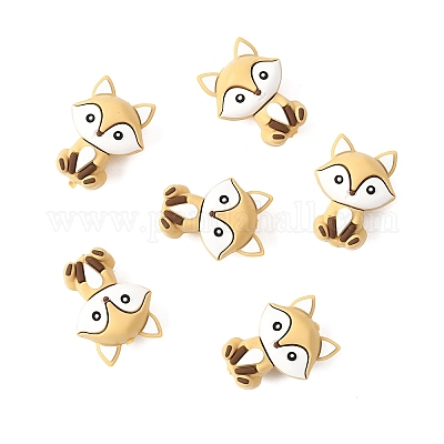 6 шт. Силиконовые бусины&nbsp;SIL-YW0002-15F-1