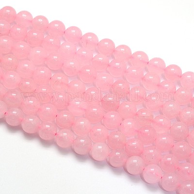 Естественно розовый кварц круглые бусины пряди G-O047-04-12mm-1