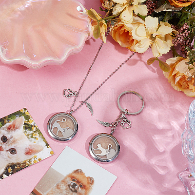 Комплекты ожерелий и брошей из нержавеющей стали 304&nbsp;SJEW-DR00004-1