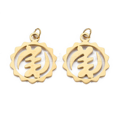 Подвески из нержавеющей стали 304 с вакуумным покрытием pvd STAS-T060-02G-1