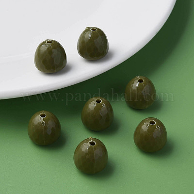 Непрозрачные акриловые бусины&nbsp;MACR-S373-10A-A11-1