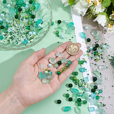 Стеклянные бусины&nbsp;GLAA-NB0001-84-1