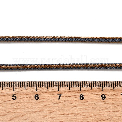 Изготовление ожерелья из плетеного нейлонового шнура толщиной 2.5 мм FIND-G095-01P-20-1