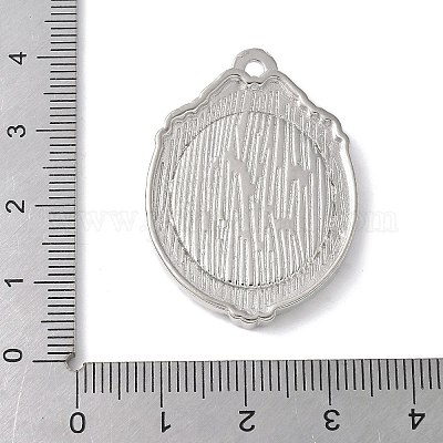 Латунные подвески из латуни с кабошонами&nbsp;LS-KK-V005-02P-01-1