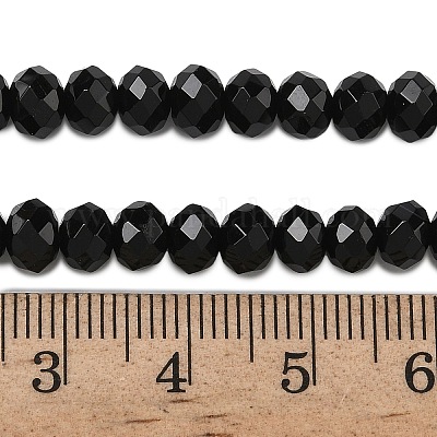 Натуральные бусины черного оникса&nbsp;G-D344-A19-02-1