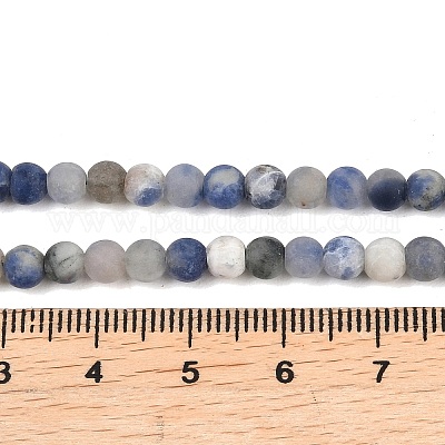 Природный содалит бисер нитей&nbsp;G-T106-211-1