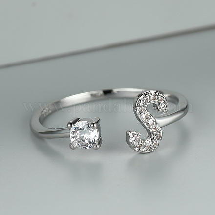 Манжеты из латуни с микро паве кубический цирконий для женщин FS-WGA4C54-45-1