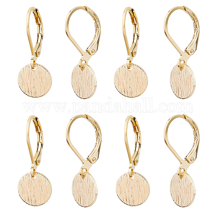 Латунь Leverback серьги&nbsp;EJEW-HS00001-1