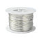 Round Copper Jewelry Wire, Long-Lasting Plated, Silver Color Plated, 20 Gauge, 0.8mm, about 360.89 Feet(110m)/500g