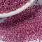 MIYUKI Round Rocailles Beads, Japanese Seed Beads, (RR1524) Sparkling Peony Pink Lined Crystal, 15/0, 1.5mm, Hole: 0.7mm, about 5555pcs/bottle, 10g/bottle
