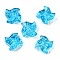 Glass Beads, Windmill, Deep Sky Blue, 18x9x9mm, Hole: 1.2mm