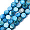 Natural Freshwater Shell Beads Strands, Dyed, Nuggets, Light Sky Blue, 7~9x7~8x2.5~6mm, Hole: 0.8mm, about 48~50pcs/strand, 14.96~15.74 inch (38~40cm)