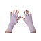 Polyester Fingerless Gloves, Sun Protection Gloves, Thistle, 213x128x2mm
