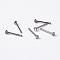 304 Stainless Steel Rhinestone Nose Studs, Nose Bone Rings, Nose Piercing Jewelry, Crystal, 9mm, Bar Length: 1/4