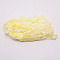 Wave Bending Fringe Trim, Sewing Ribbon, for Cloth Dress DIY Making Decorate, Light Yellow, 1/4 inch~3/8 inch(5~8.5mm), about 22~25m/strand