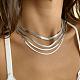 Ожерелья из нержавеющей стали 304 в виде змеи для женщин&nbsp;WG80FEF-39-1