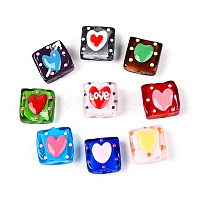 Ручной спрей окрашены бусины бисера&nbsp;LAMP-N035-02