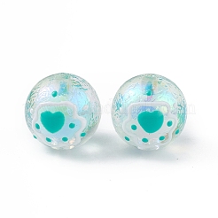 УФ-покрытие Радужные радужные акриловые эмалевые бусины&nbsp;OACR-I003-12A