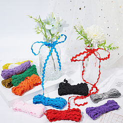 60м 12-х цветная волнообразная бахрома&nbsp;OCOR-GF0003-47